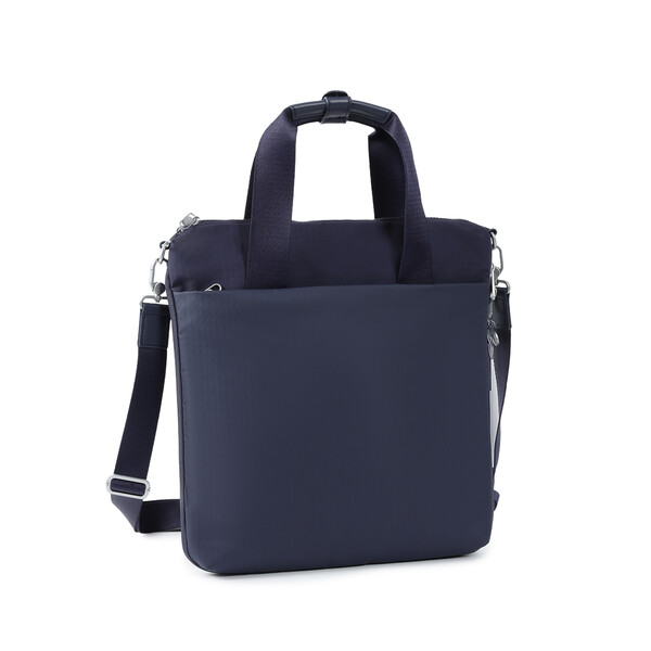 ROKU | Geantă tote verticală Exp 13" + RFID - Hedgren - Peacot Blue