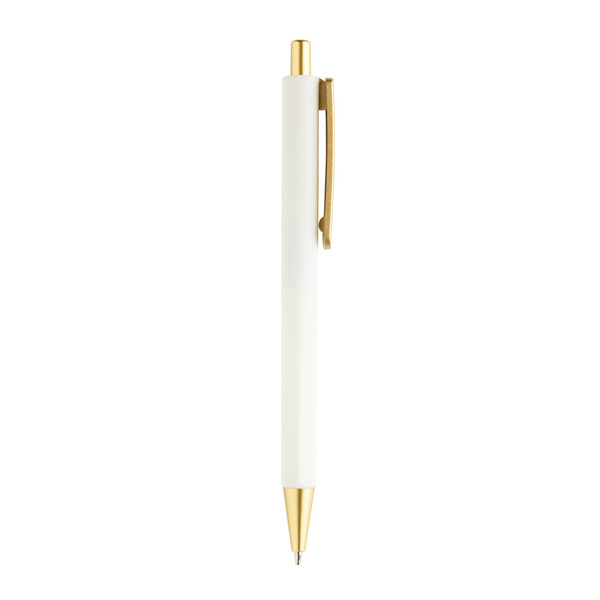 Stylo luxe à trois faces EDGE RCS - Blanc