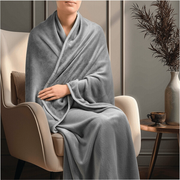 Travel Blanket Purenap - Grey