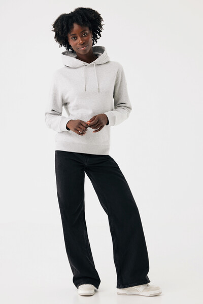 Mikina s kapucí IQONIQ Joshua z recyklované bavlny - Light Heather Grey / 4XL