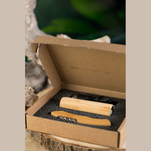 Set svjetiljka + džepni nož Oldham