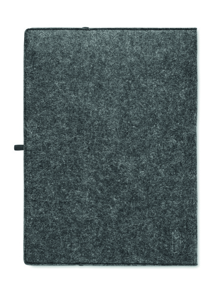 Feltnote A4 folder, RPET felt, 100 recycled pages