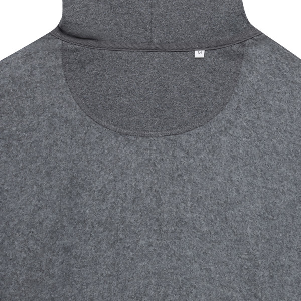 Iqoniq Abisko recycled cotton zip through hoodie - Heather Anthracite / M