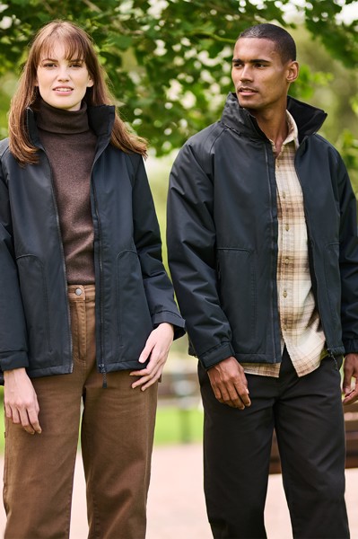 Hudson Men - Fleece-Lined Jacket - Black / L