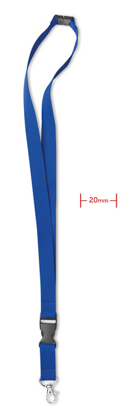 Tour de cou  20 mm Lany - Bleu Royal