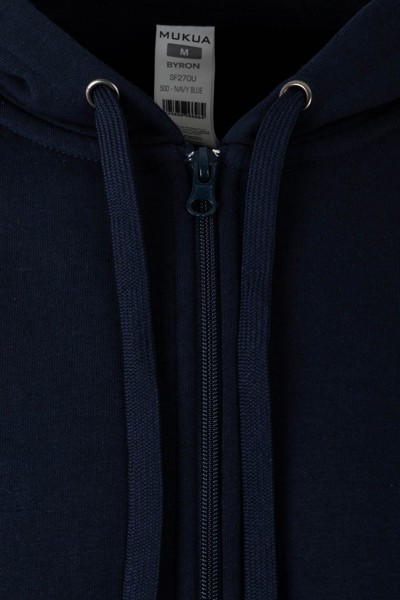 Sweatshirt fecho com capuz BYRON