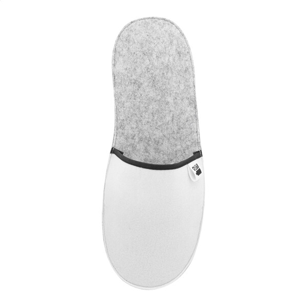 Custom Rpet Slippers CreaFelt Slip - White / Grey / 43