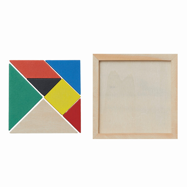 Wooden Puzzle Tangram Base