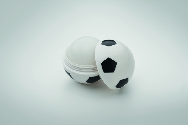 Football shape lip balm SPF10, 35 mm