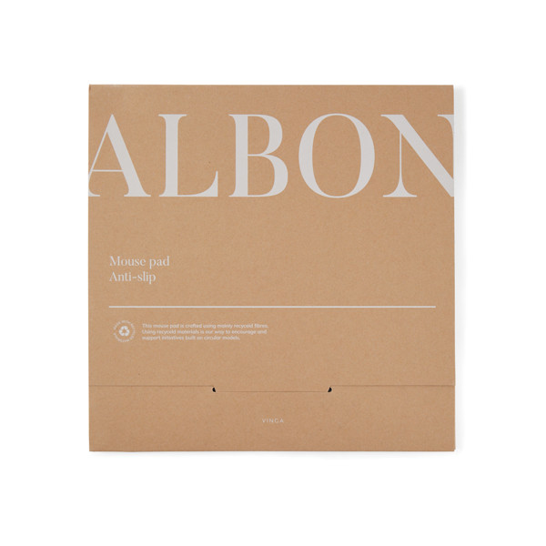 Podloga za miško Vinga Albon, 95% recikliran filc, 280x280 mm