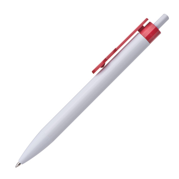 Guľôčkové pero s 2D klipom - Red