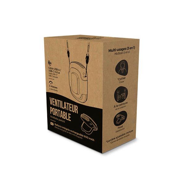 VENTILATEUR DESIGN PORTABLE MODULABLE