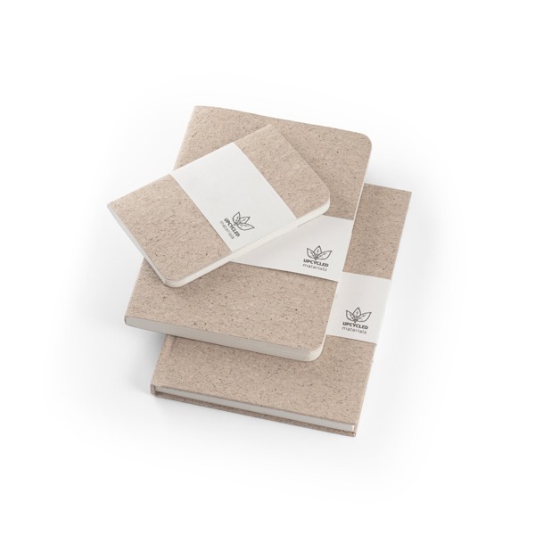 TEAPAD SOFT. A6 notepad with flexible cover made from tea leafs waste (65%)