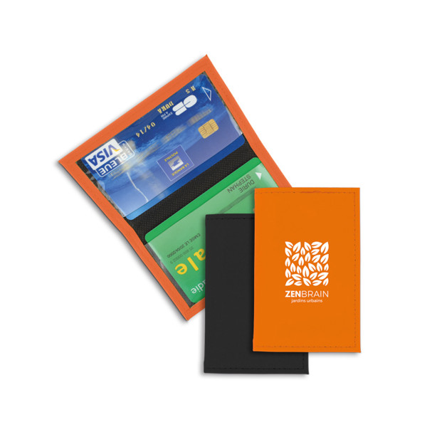 PORTE CARTE DE CREDIT - Orange