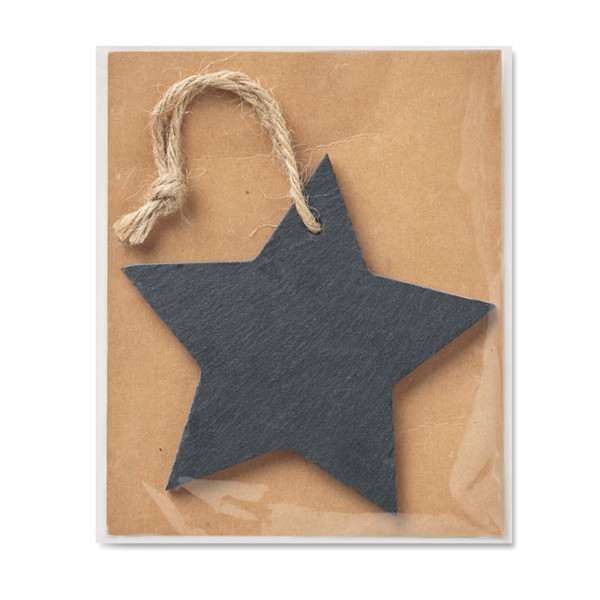 Slate xmas hanger star Slatestar