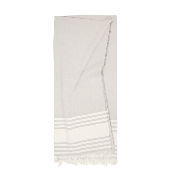 Fouta polycoton 150g SANDY - gris