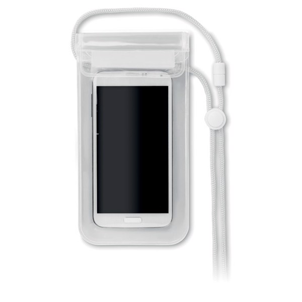 Smartphone waterproof pouch Colourpouch - Transparent White