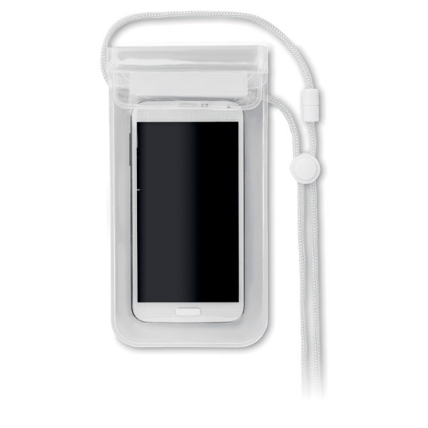 Colourpouch smartphone pouch PVC, 240x95 mm - Transparent White