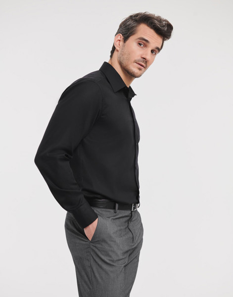 Tailored Ultimate Non-Iron ShirtLS - White / S