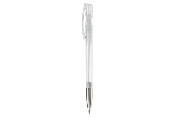 Nash kuglepen metal spids tranparent - Gennemsigtig / Hvid