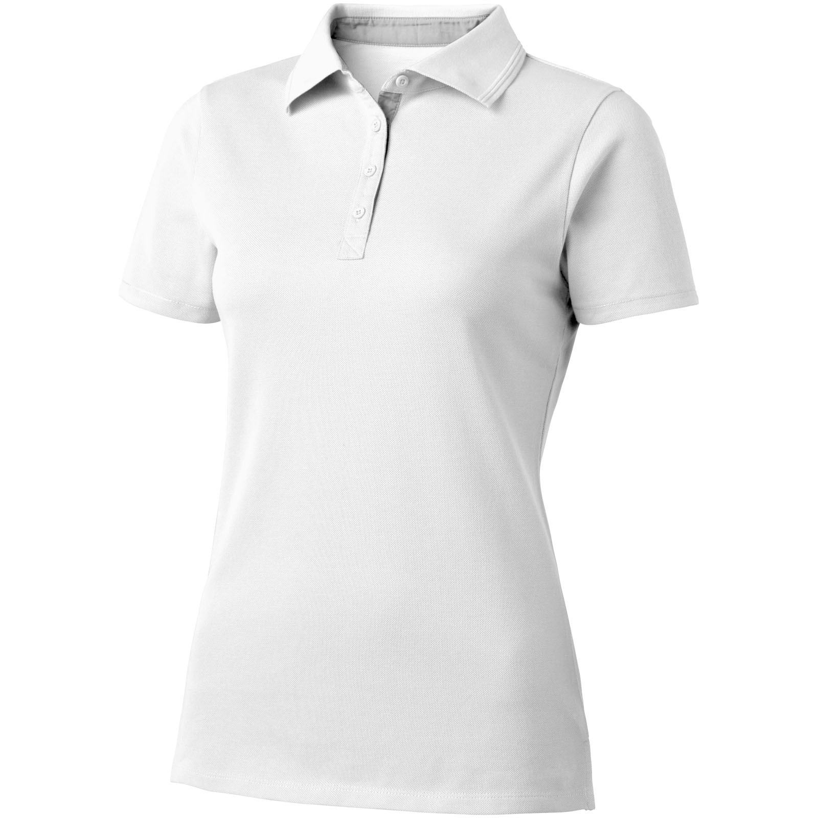 Hacker short sleeve ladies polo - White / Grey / XL