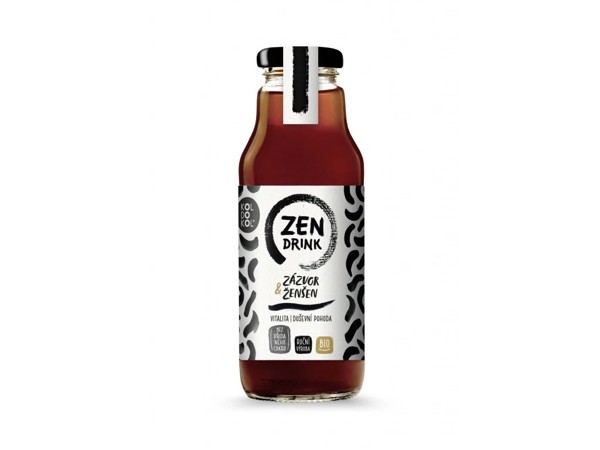 ZEN DRINK zázvor a ženšen bio