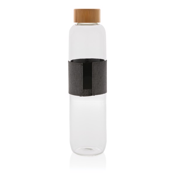 Xd Collection glass bottle,750ml bamboo lid