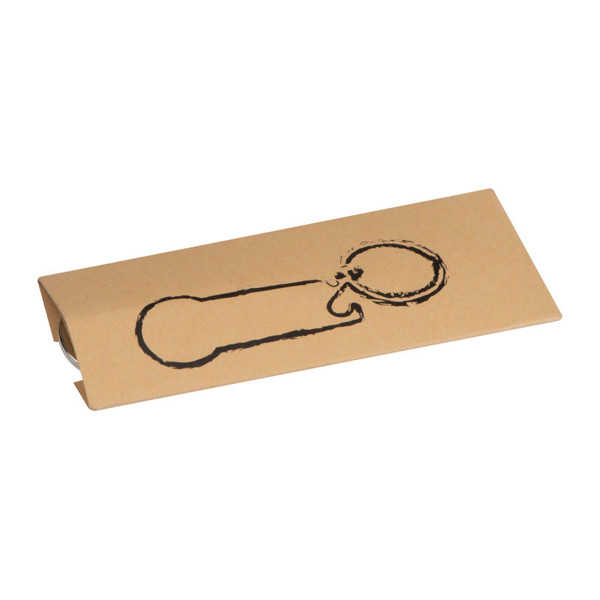 Metal Key Ring Stickit - Grey