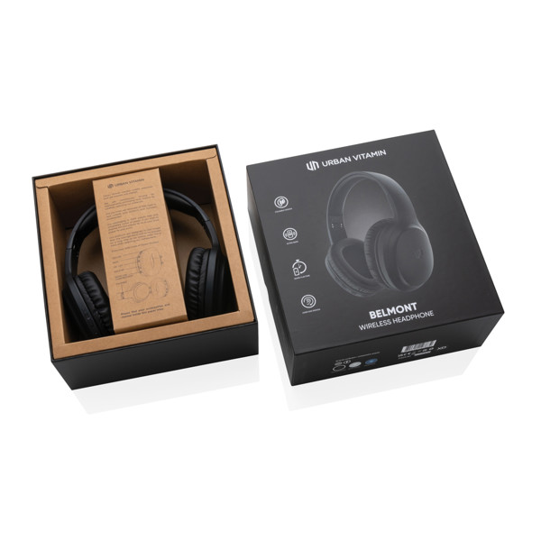 Urban Vitamin Belmont wireless headphone - Black