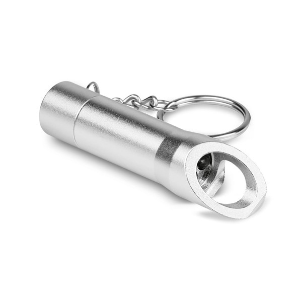 TORCHEN. Kovová lucerna - Saténově Stříbrná