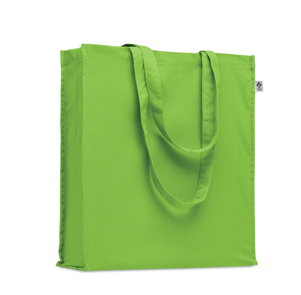 Sac shopping en coton bio Bente Colour - Lime