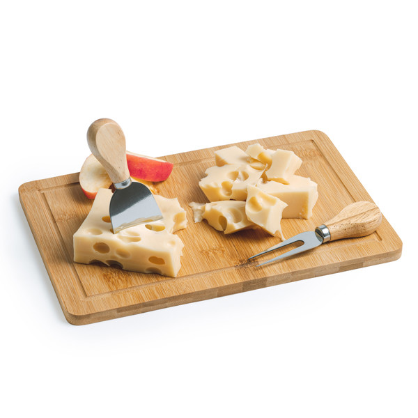 Personalised bamboo chopping board with juice groove