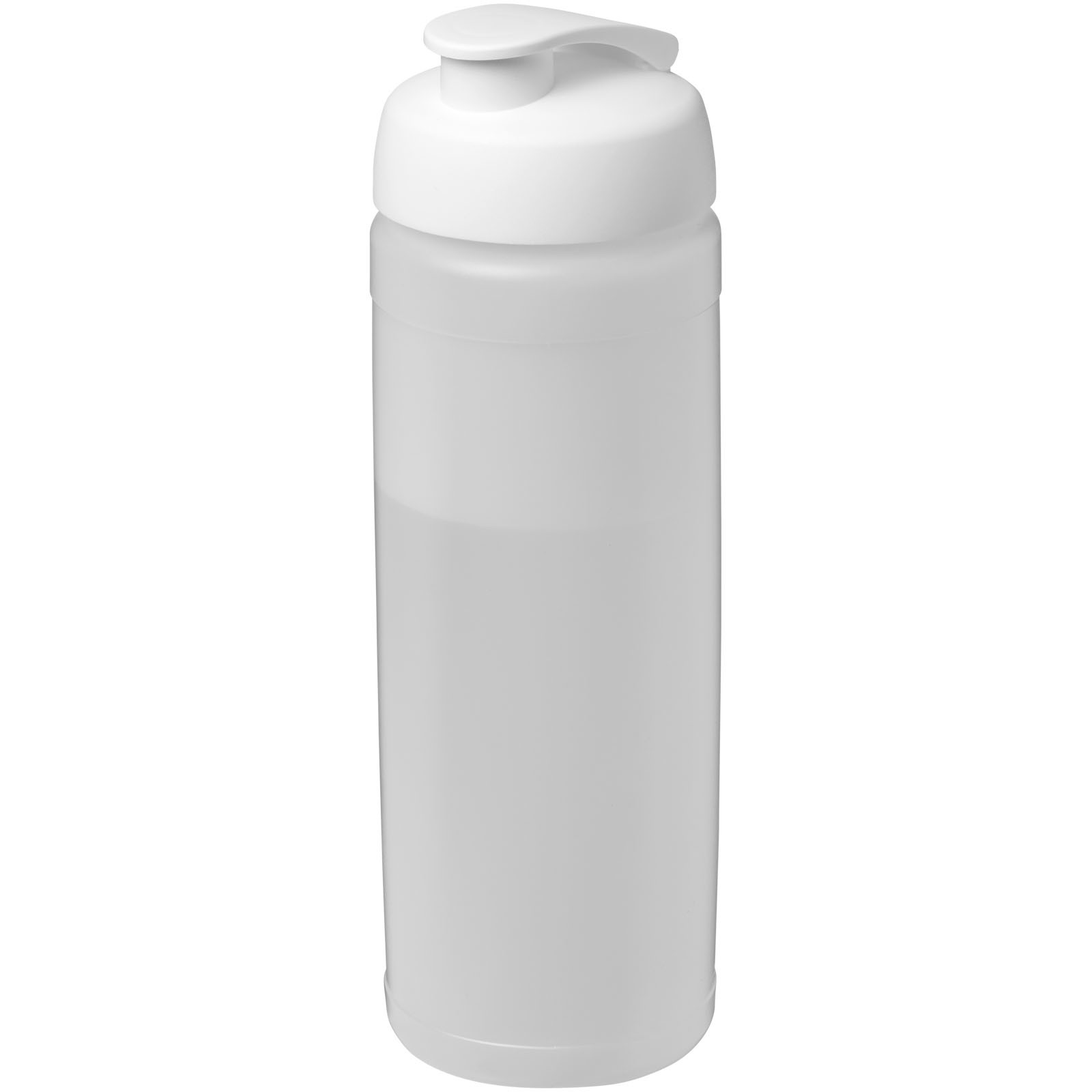 Bidon Baseline® Plus o pojemności 750 ml z wieczkiem zaciskowym - Przezroczysty / Biały