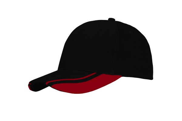 4073 - baseball cap - black/white