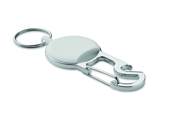 Set di portabadge retrattili Pulric - Bianco