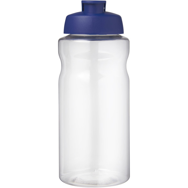 Bouteille de sport H2O Active® Base Pure de 1 L à couvercle rabattable - Bleu