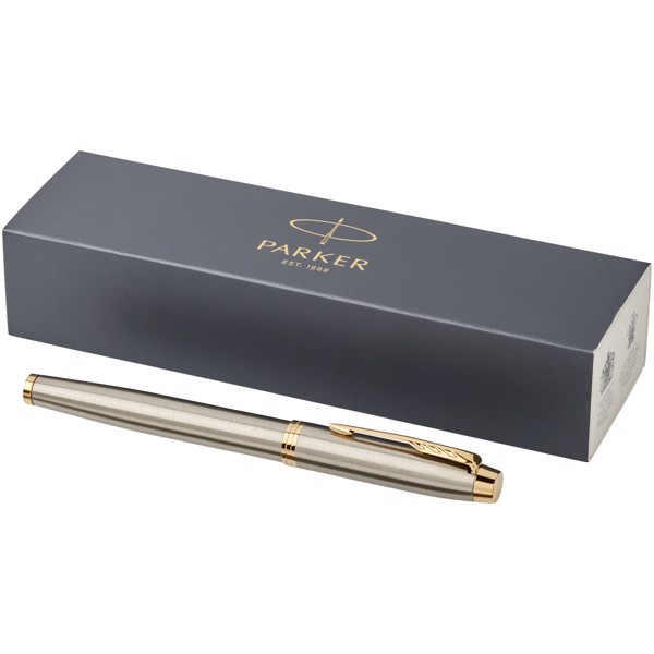 Parker IM rollerball pen (black ink) - Metal