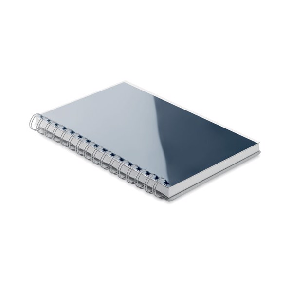 A5 RPET notebook recycled lined Anotate - Blue