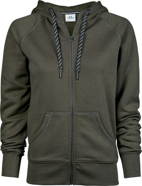 Ženska jopica s kapuco Tee Jays | TJ 5436 - Deep Green / M