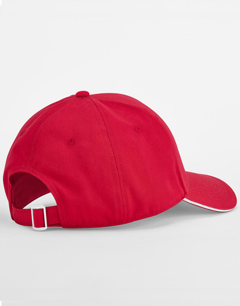 Earthaware® Clas. Org. Cotton 5 Panel Sandwich Peak - White / French Navy / ONE SIZE
