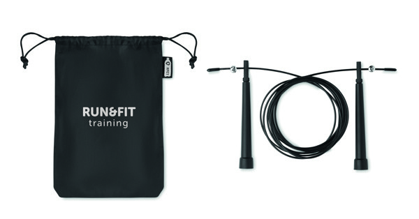 Speed jumping rope RPET pouch Snel