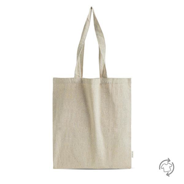 Saco De Algodão Reciclado Melange 150G - Verde Oliveira