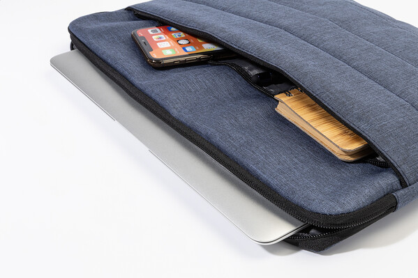 Sacoche Rpet Pour Ordinateur Portable Laddex - Bleu Foncé