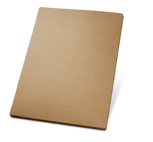 POE. A4 document folder made from 100% recycled paper (450 g/m²)