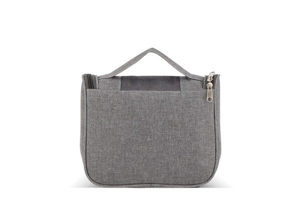 Trousse de toilette de voyage Kora en rPET 300D - Gris