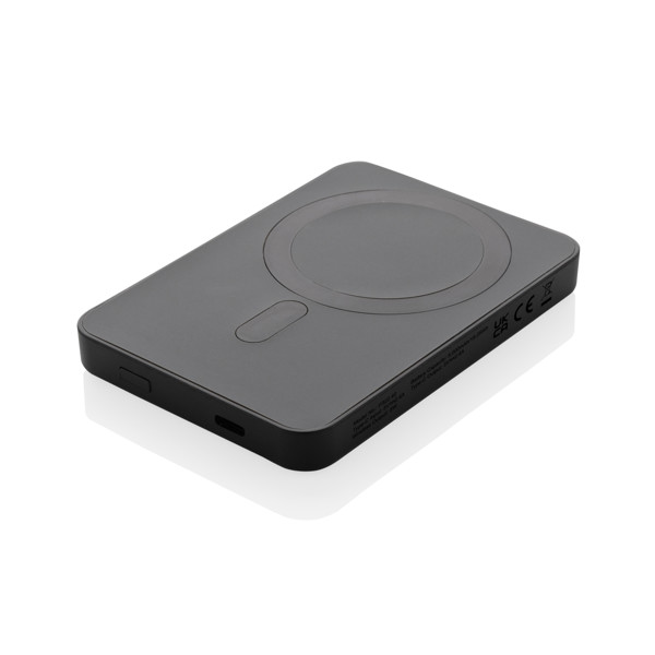 Powerbank magnétique 5000mAh en plastique RCS Magnetix - Noir