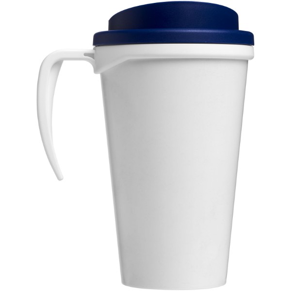 Mug isolant Brite-Americano® grande 350ml - Blanc / Bleu