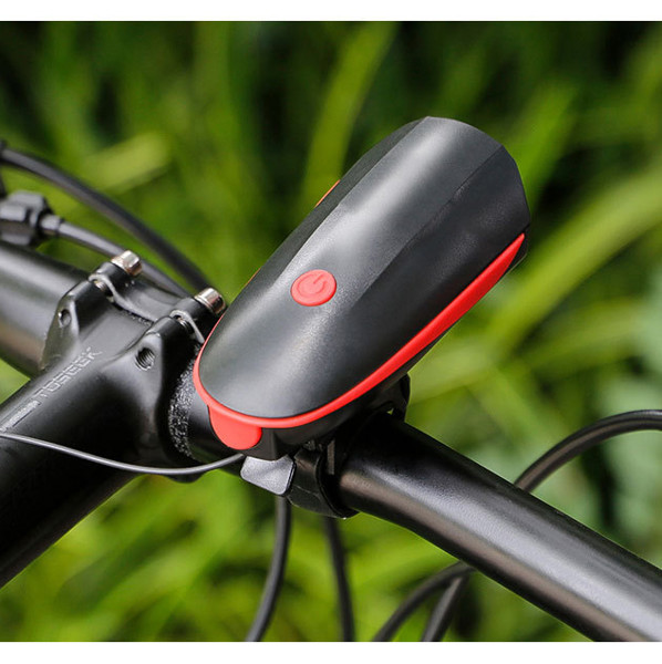 Bicycle light with horn