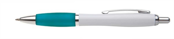 Jesi plastic ballpoint pen, blue ink - Turquoise