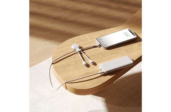 Câble USB-C long Xoopar Mr. Bio de 1 mètre - Blanc